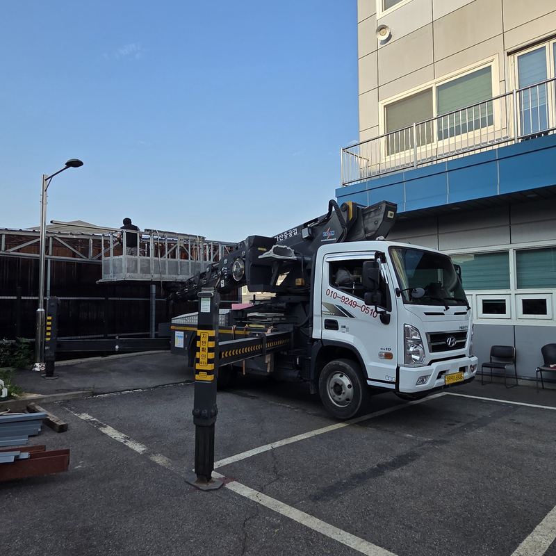 아자스카이 스카이차 공장 고소작업 사진