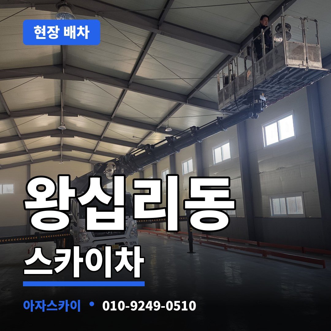 왕십리동 스카이차 아자스카이