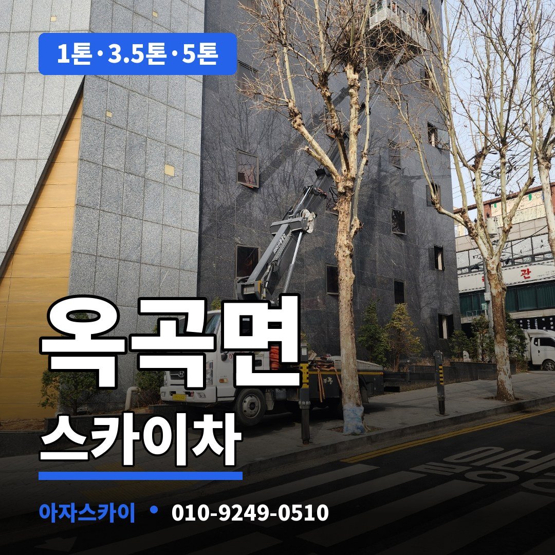 옥곡면 스카이차 아자스카이