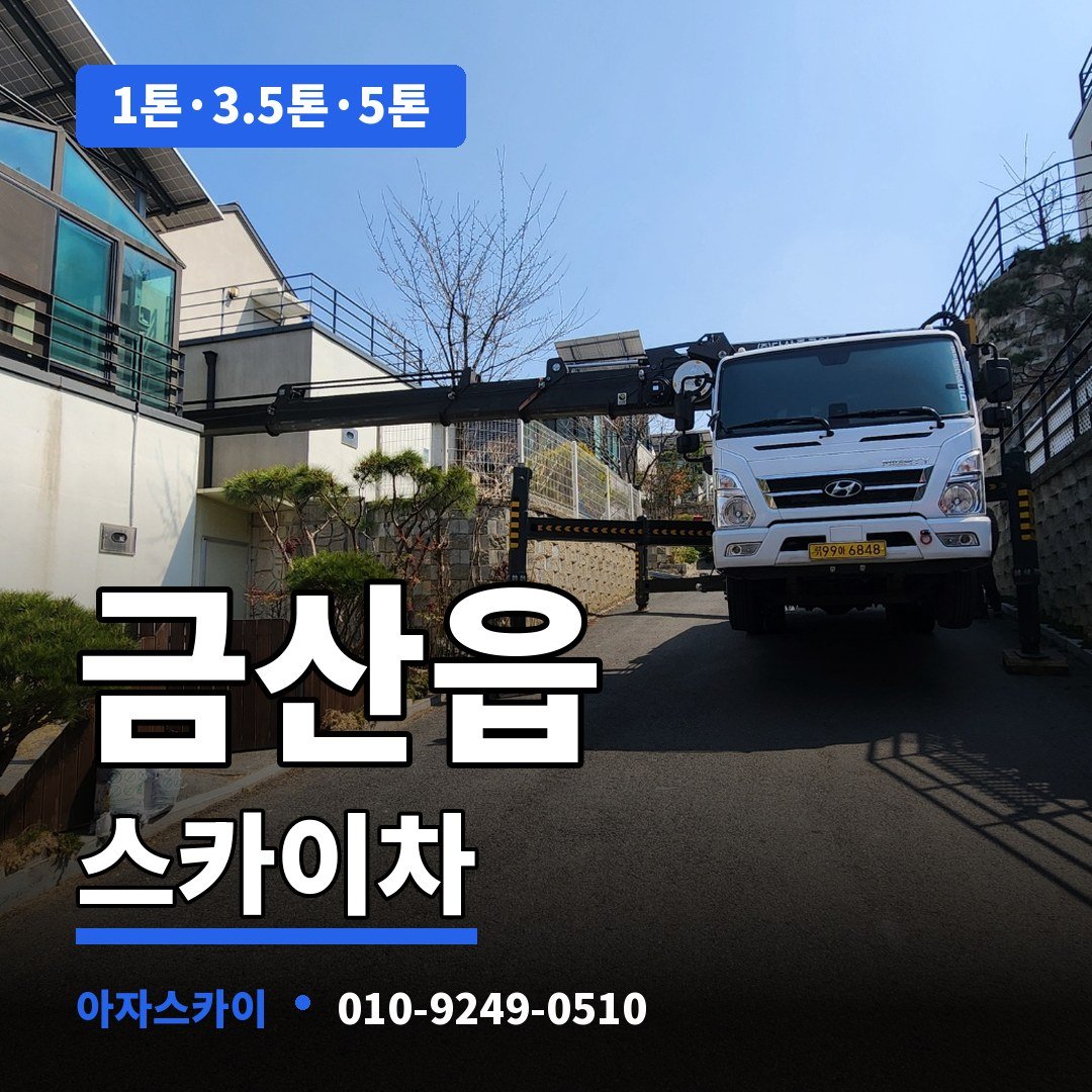 금산읍 스카이차 아자스카이