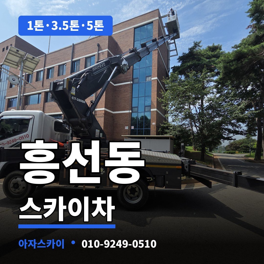 흥선동 스카이차 아자스카이