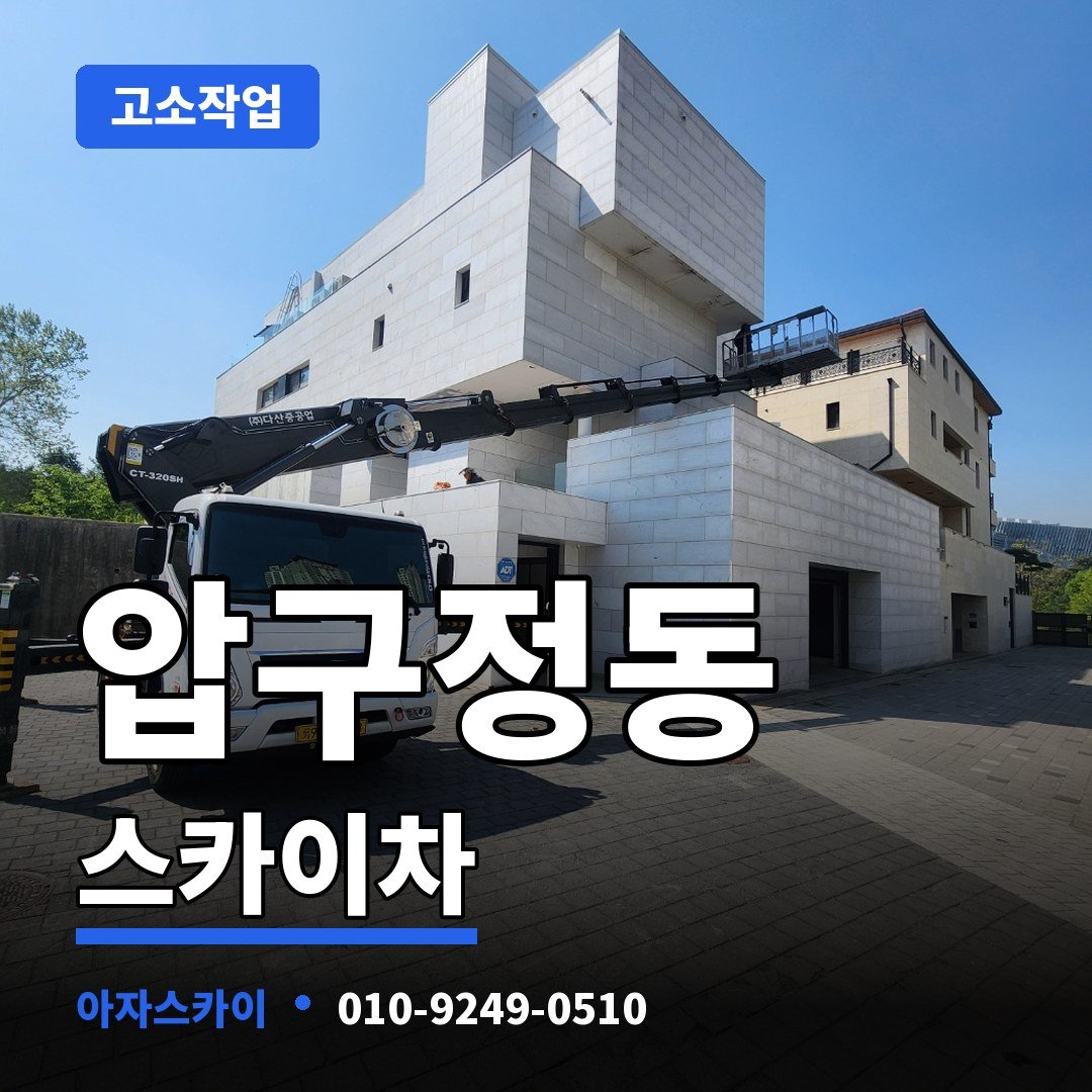 압구정동 스카이차 아자스카이