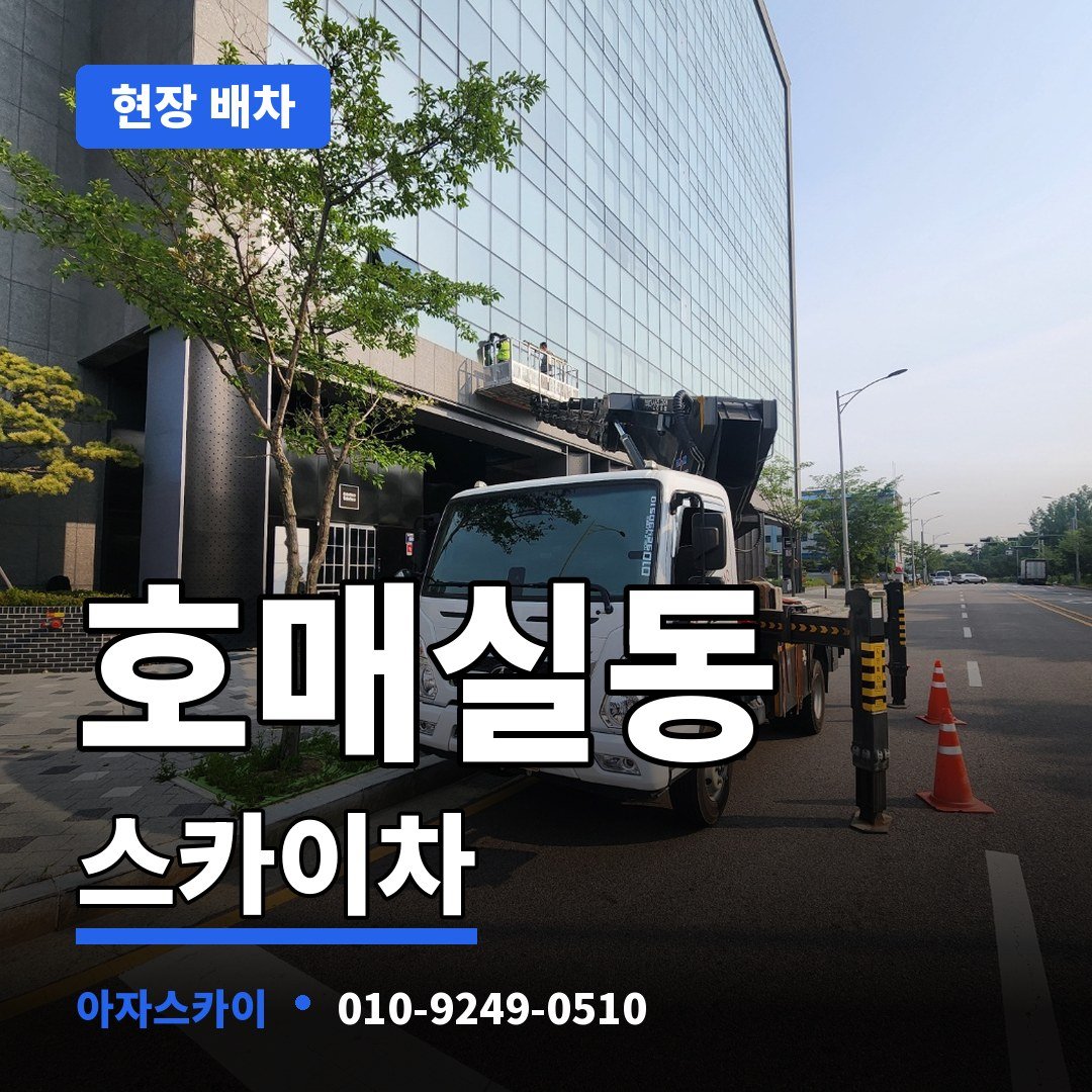 호매실동 스카이차 아자스카이