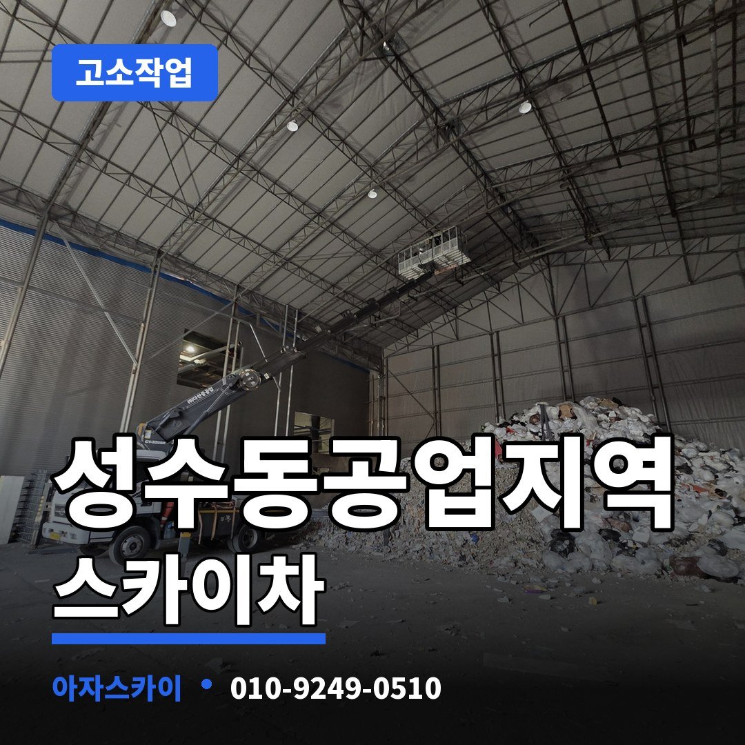 성수동공업지역 스카이차 아자스카이