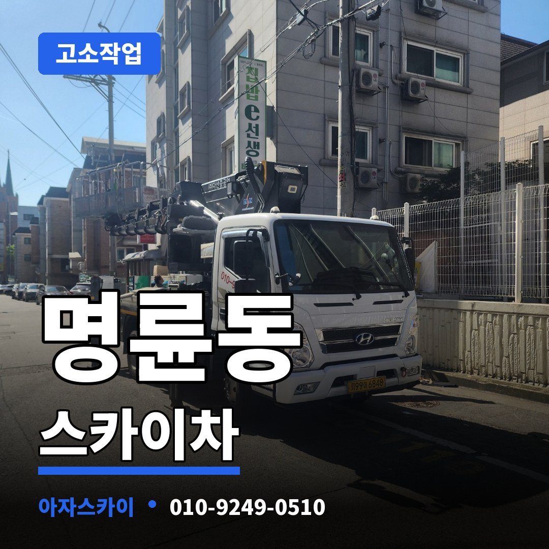 명륜동 스카이차 아자스카이