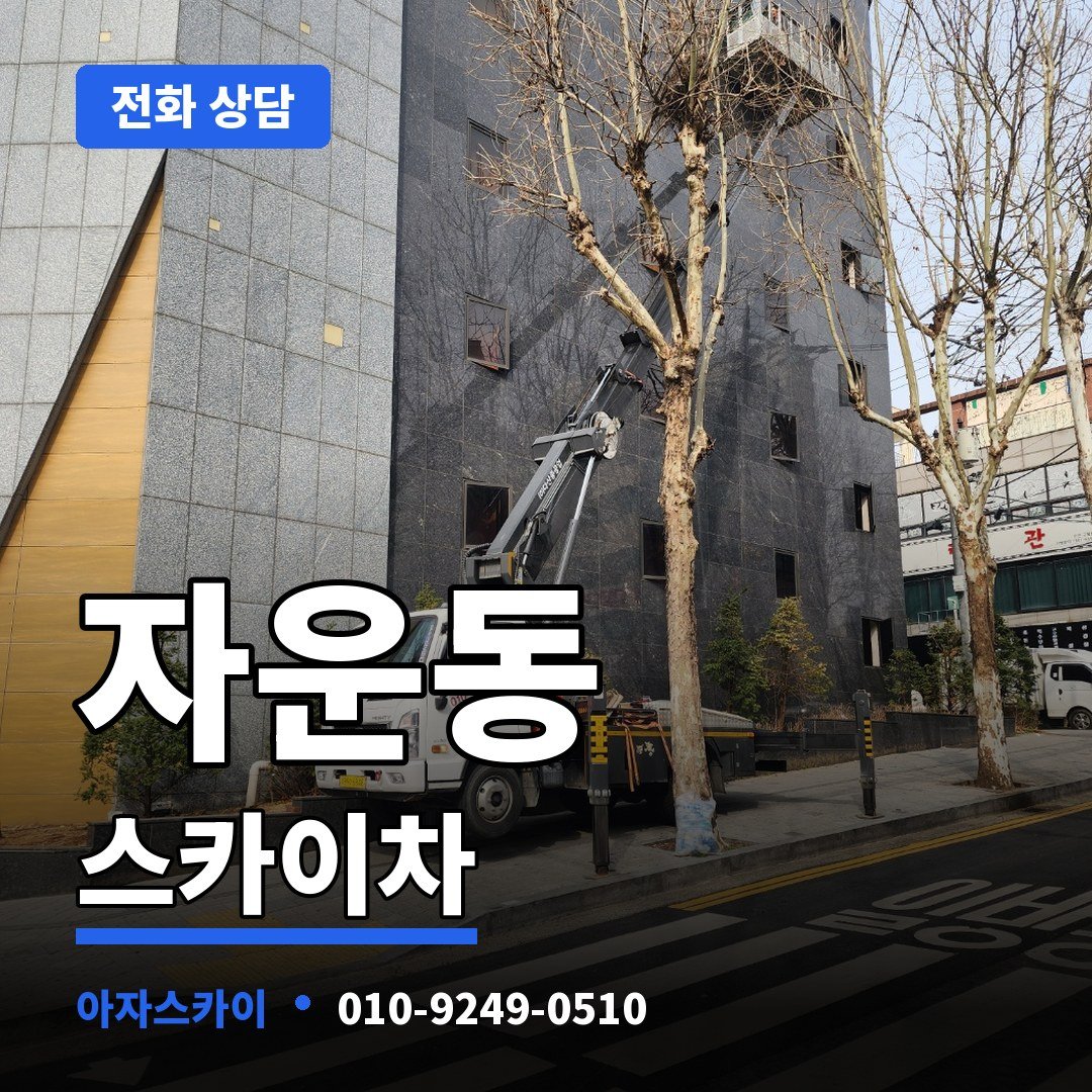 자운동 스카이차 아자스카이