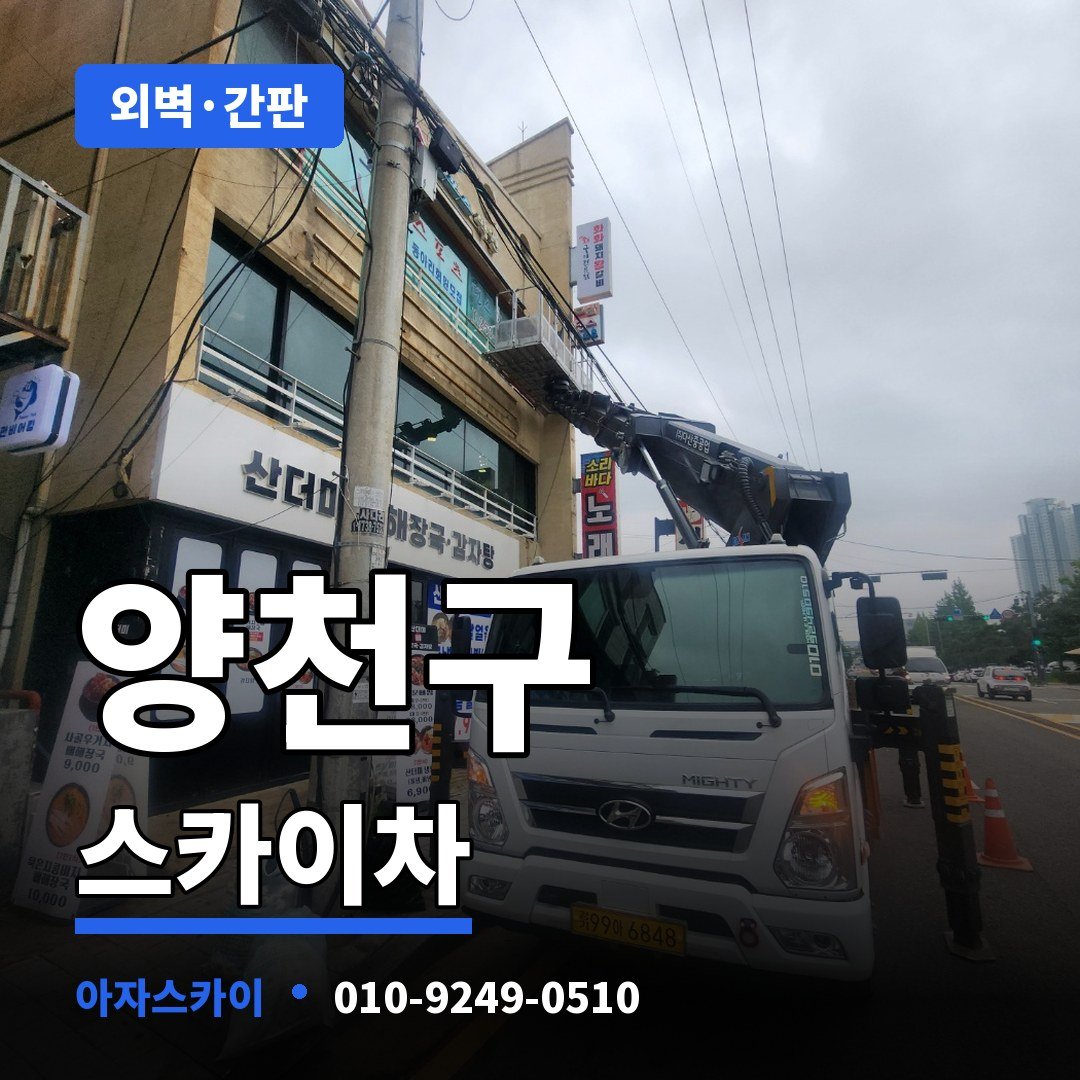 양천구 스카이차 아자스카이