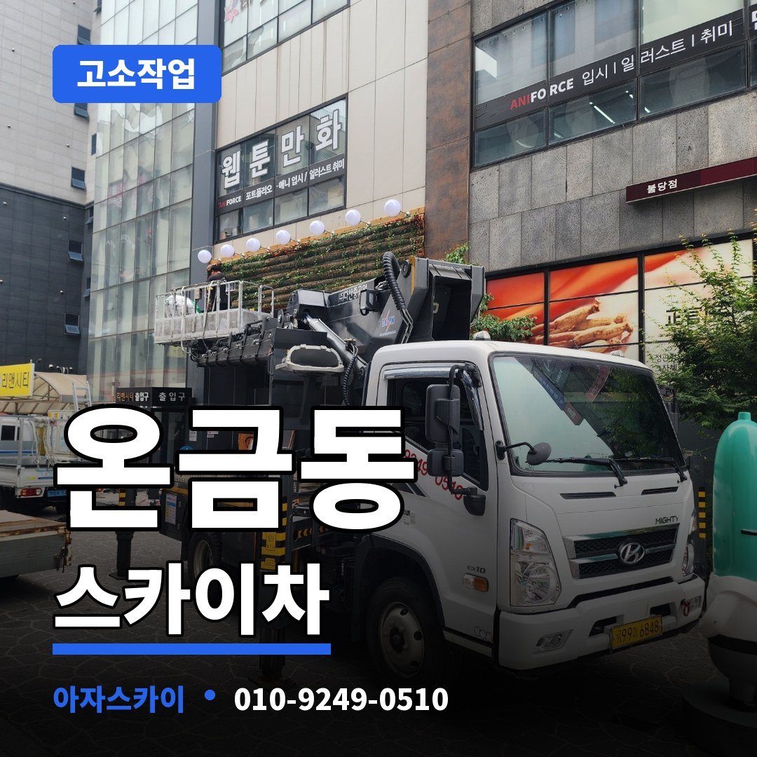 온금동 스카이차 아자스카이