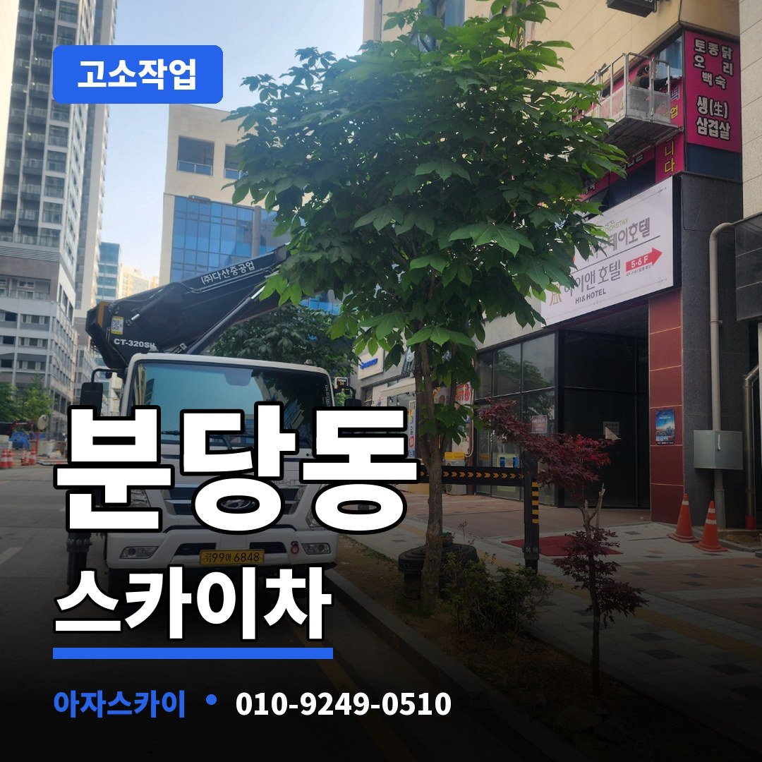 분당동 스카이차 아자스카이