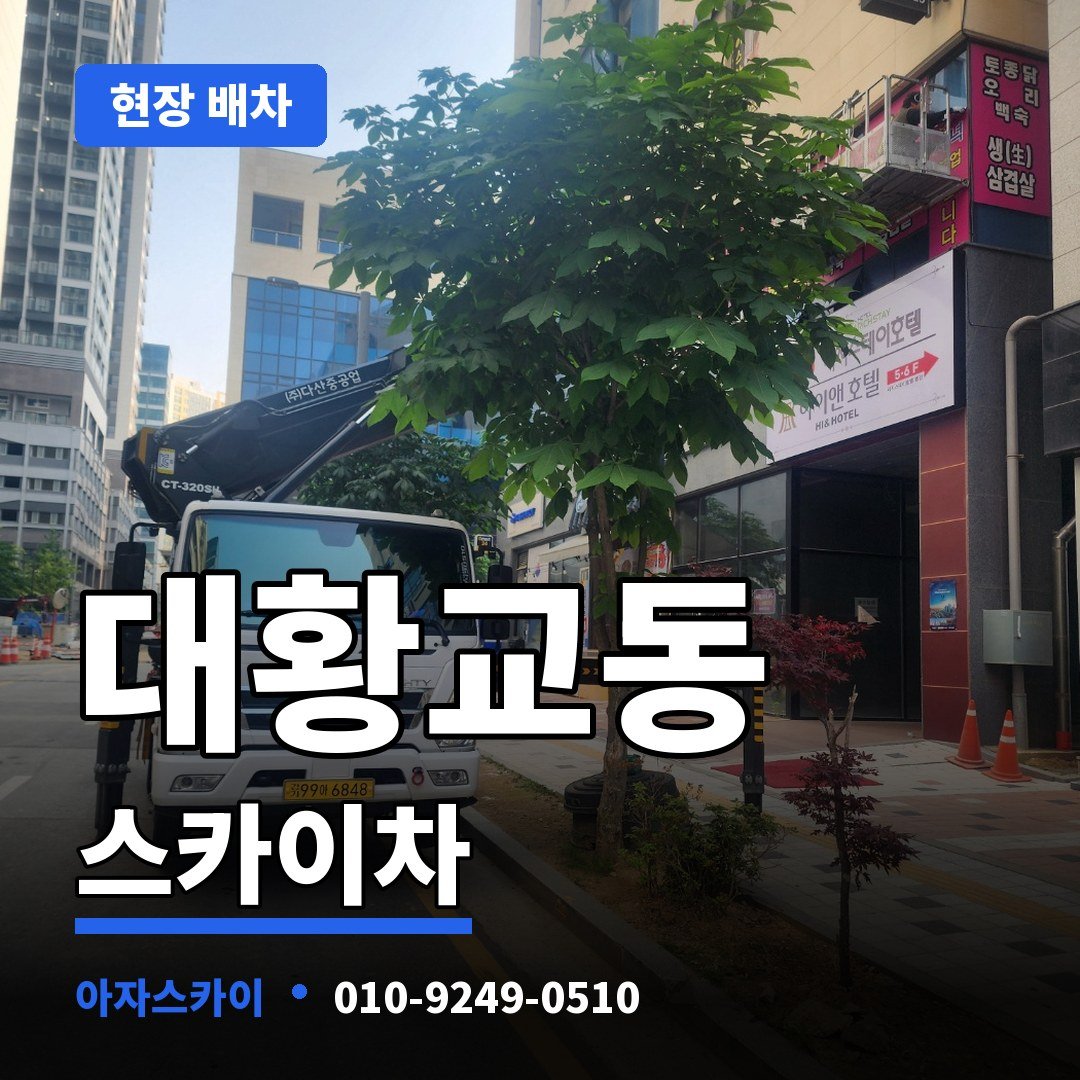 대황교동 스카이차 아자스카이