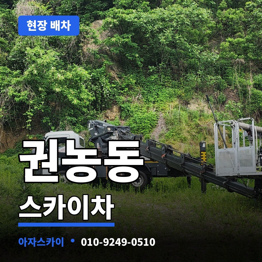 권농동 스카이차 아자스카이