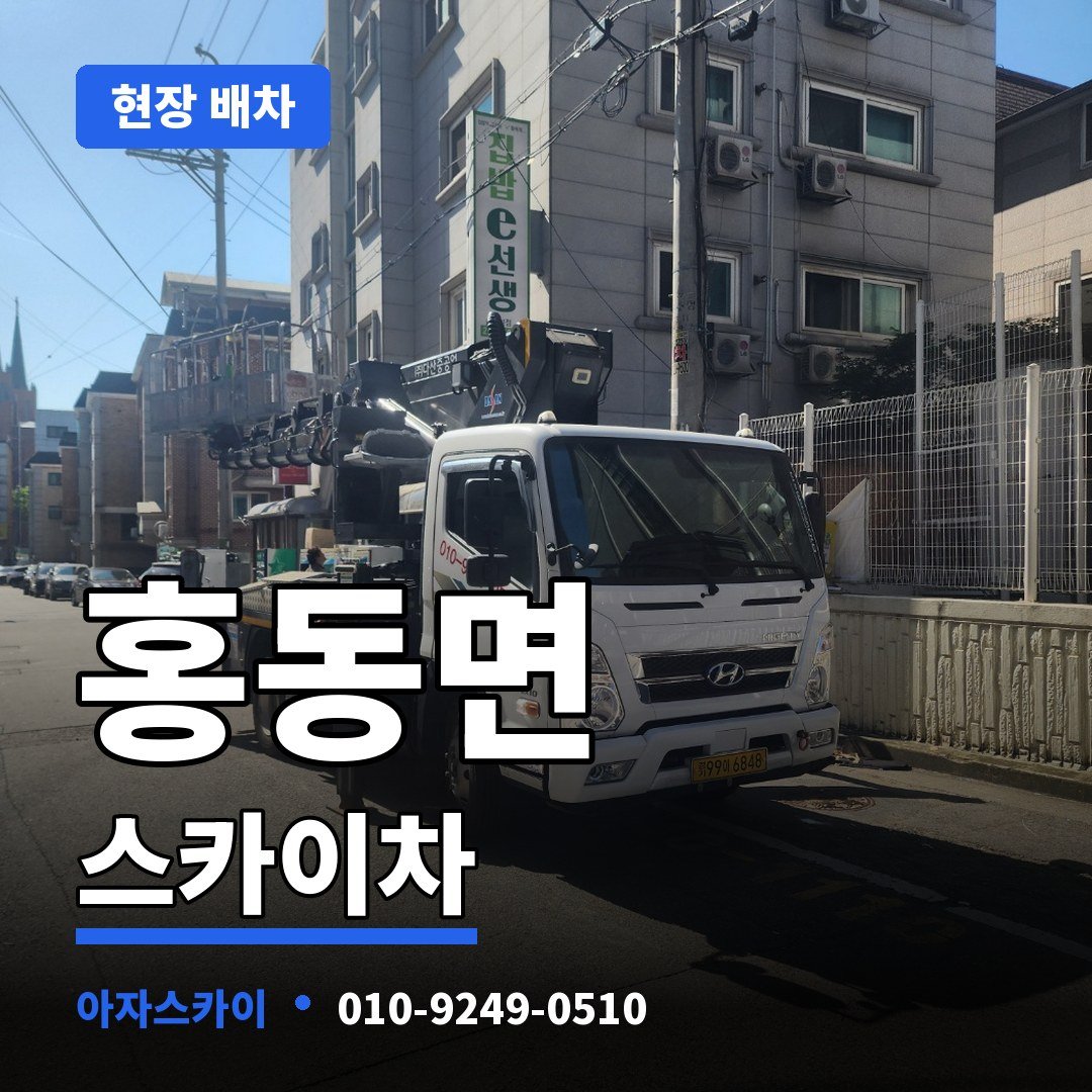 홍동면 스카이차 아자스카이