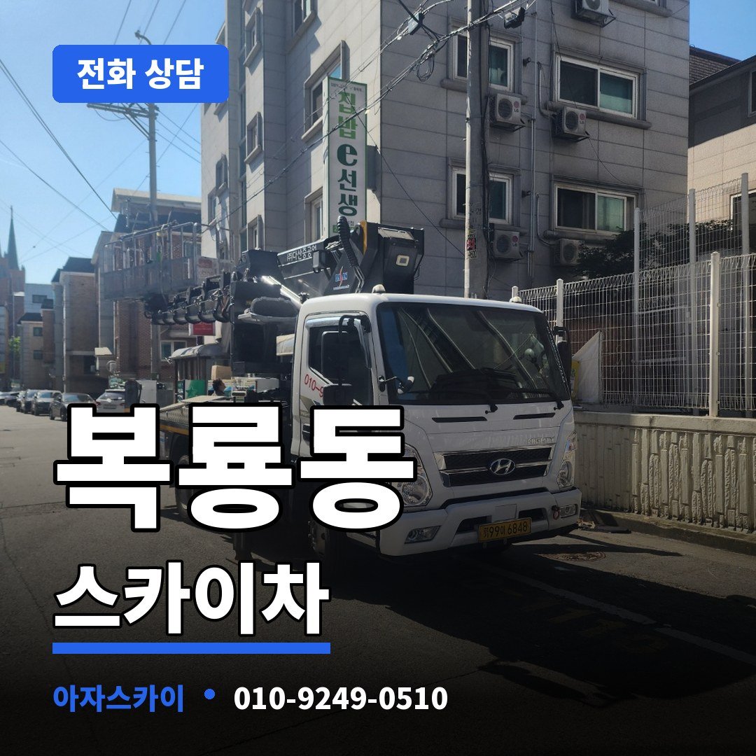 복룡동 스카이차 아자스카이