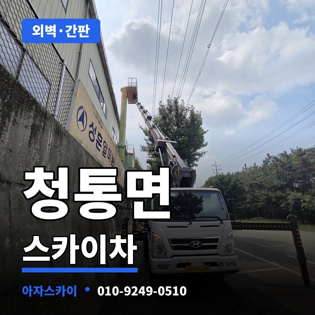 청통면 스카이차 아자스카이