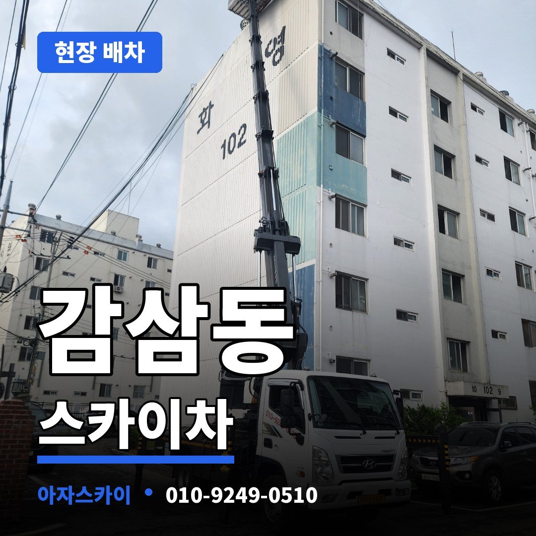 감삼동 스카이차 아자스카이