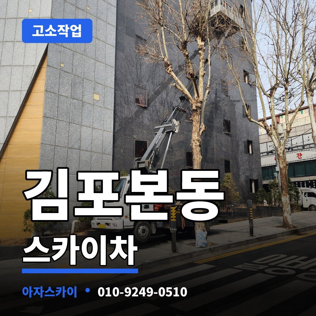 김포본동 스카이차 아자스카이