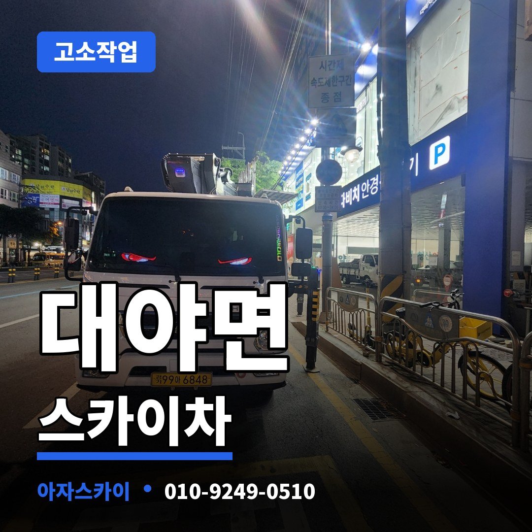 대야면 스카이차 아자스카이