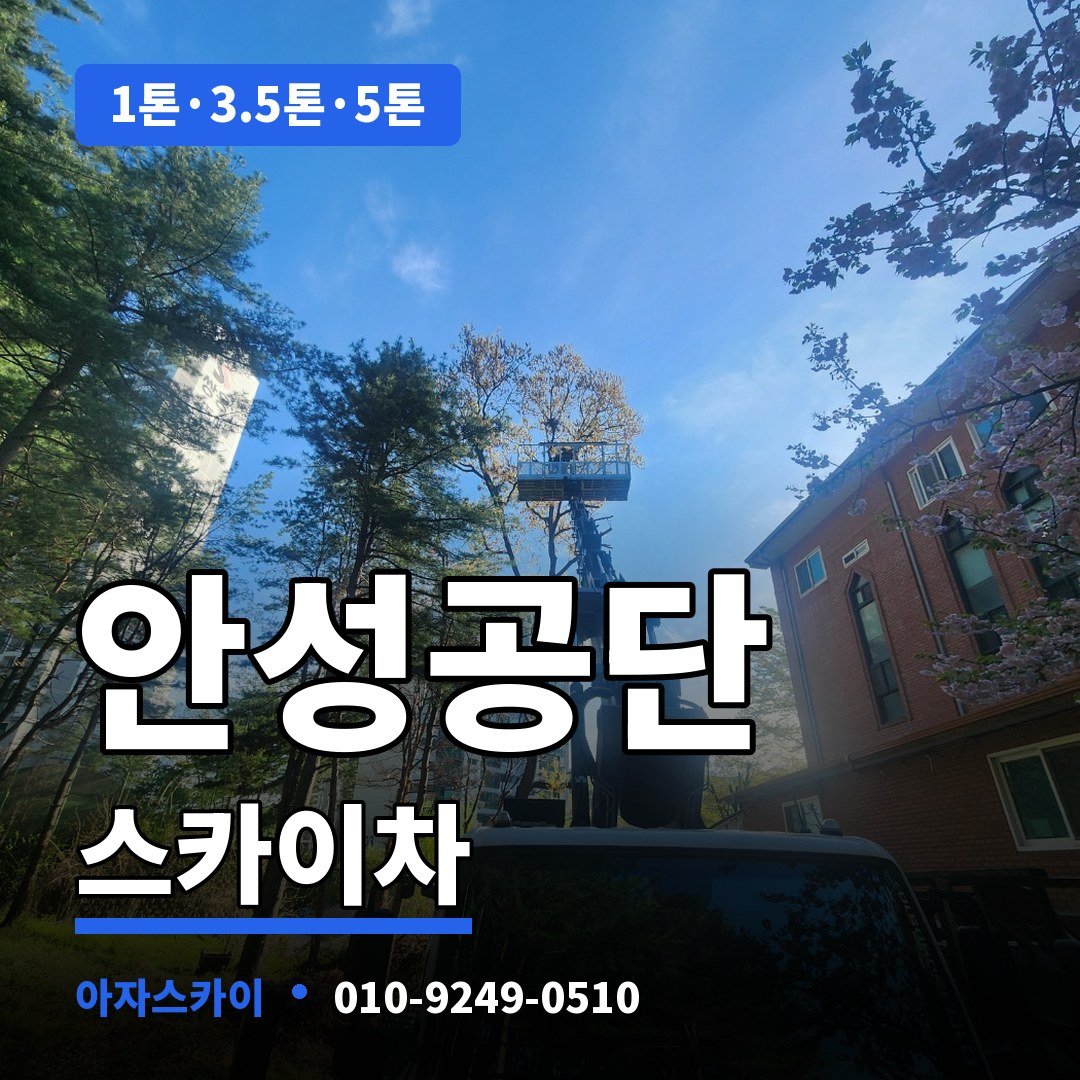 안성공단 스카이차 아자스카이