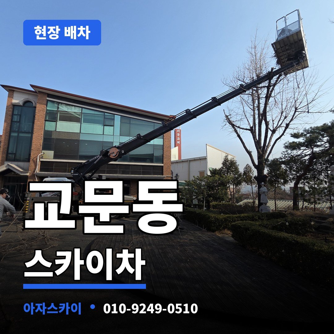 교문동 스카이차 아자스카이